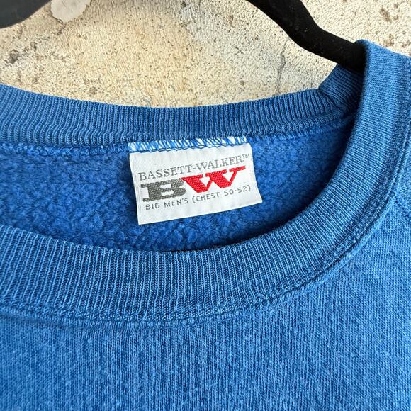 Vintage Sweatshirt On Borrowed Time Graphic Print 90s Boxy Crewneck Streetwear - Picture 2 of 4